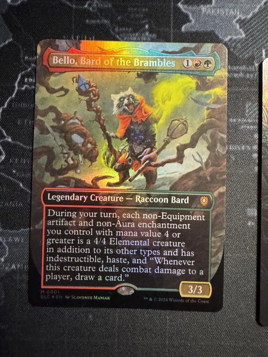 Bello, Bard of the Brambles (Borderless) MTG BLC 0001 Mythic NM