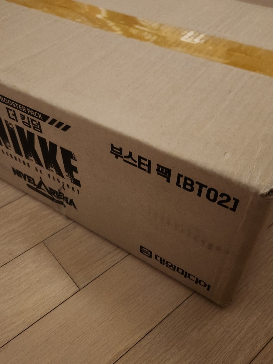 Nivel Arena NIKKE BT02 The Kingdom 1 Case 24 Booster Boxes Korean