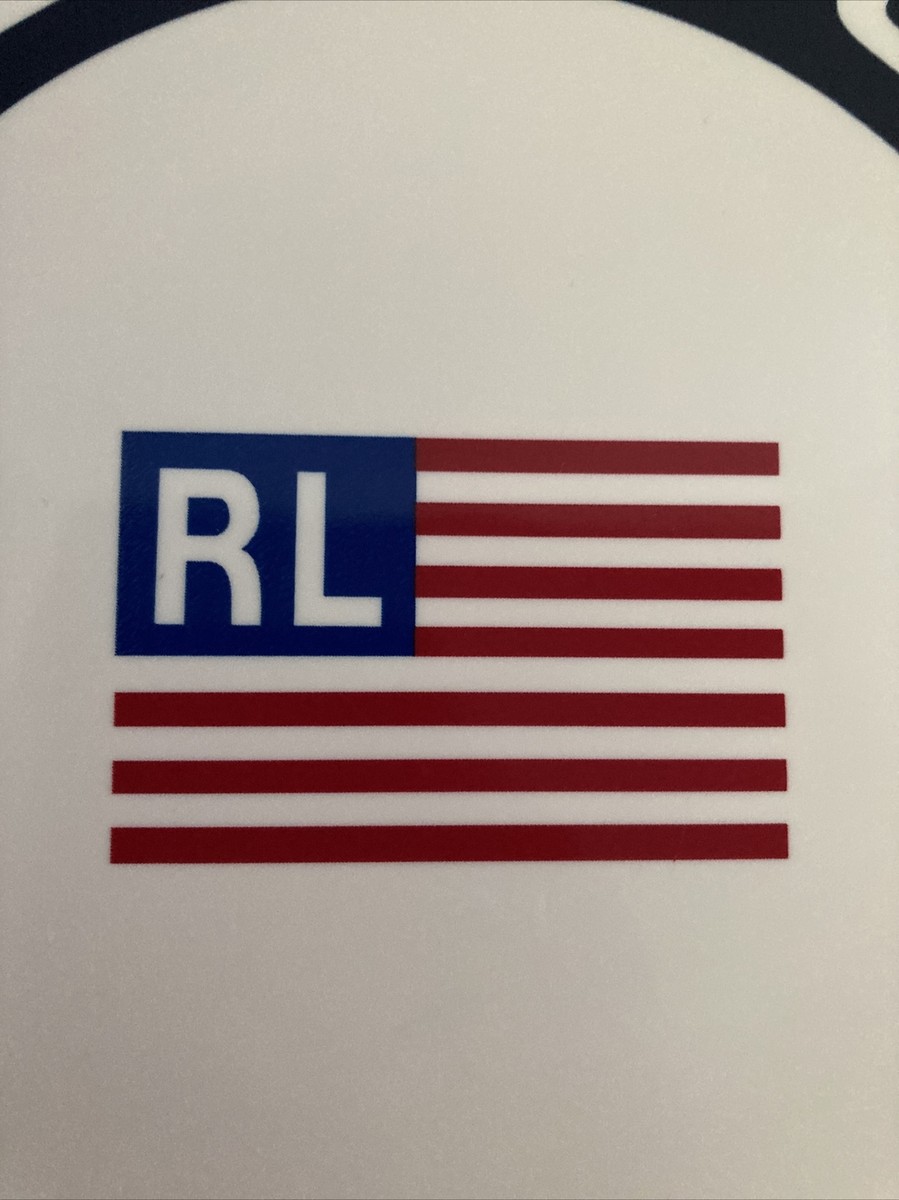 Polo Ralph Lauren Vintage 90s Frisbee Disc USA Red White Blue Polo