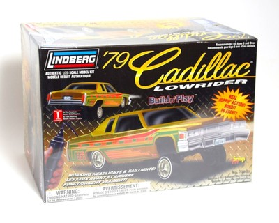 Lindberg 73037 1/25 Scale 1979 Cadillac Lowrider Buildn'Play