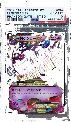 PSA 9 M GENGAR EX 034 PHANTOM GATE 1ST EDITION JAPANESE XY POKEMON