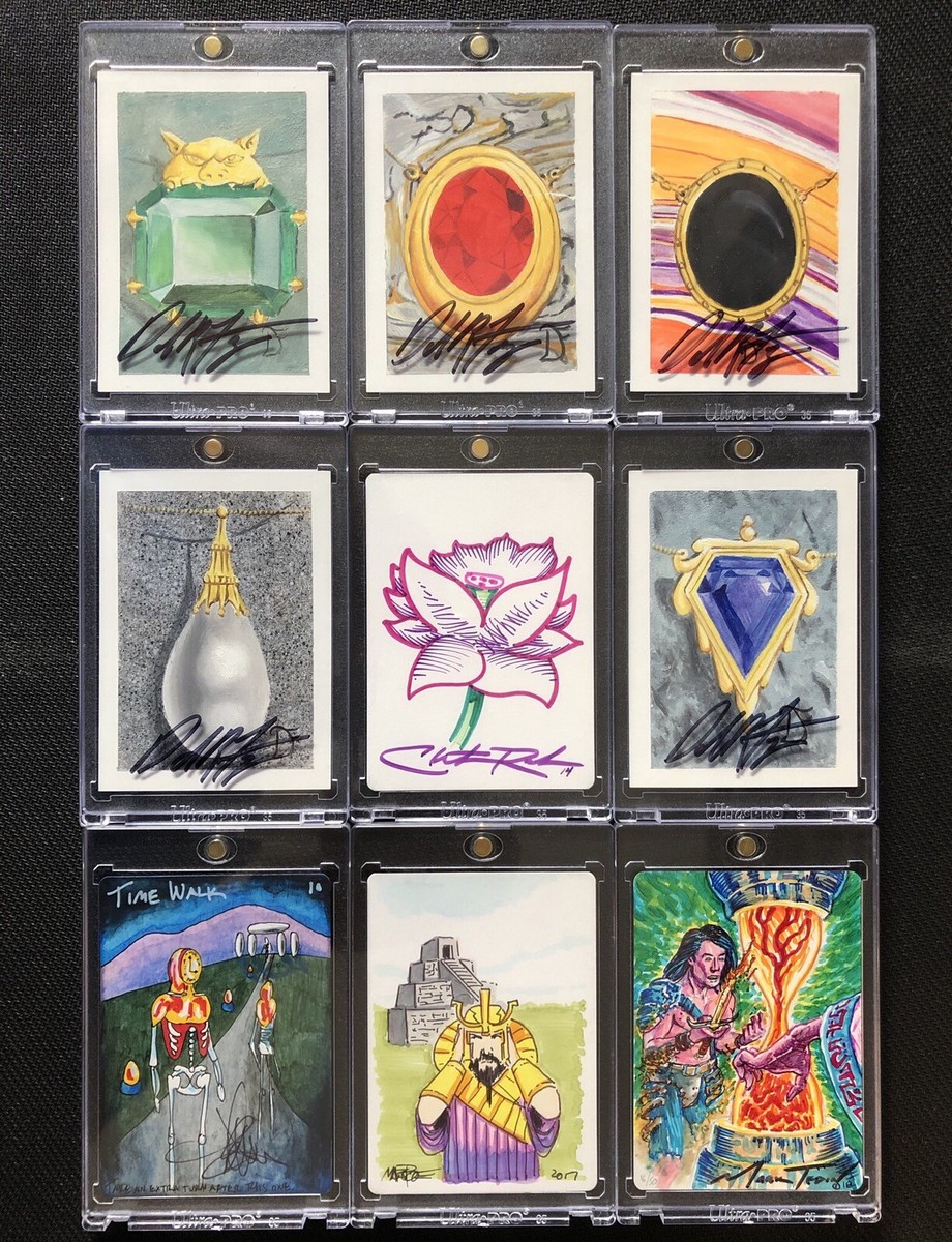 TIME WALK, ARTIST SKETCH, MAGIC MTG, POWER 9, AMY WEBER, BAS 8! | eBay
