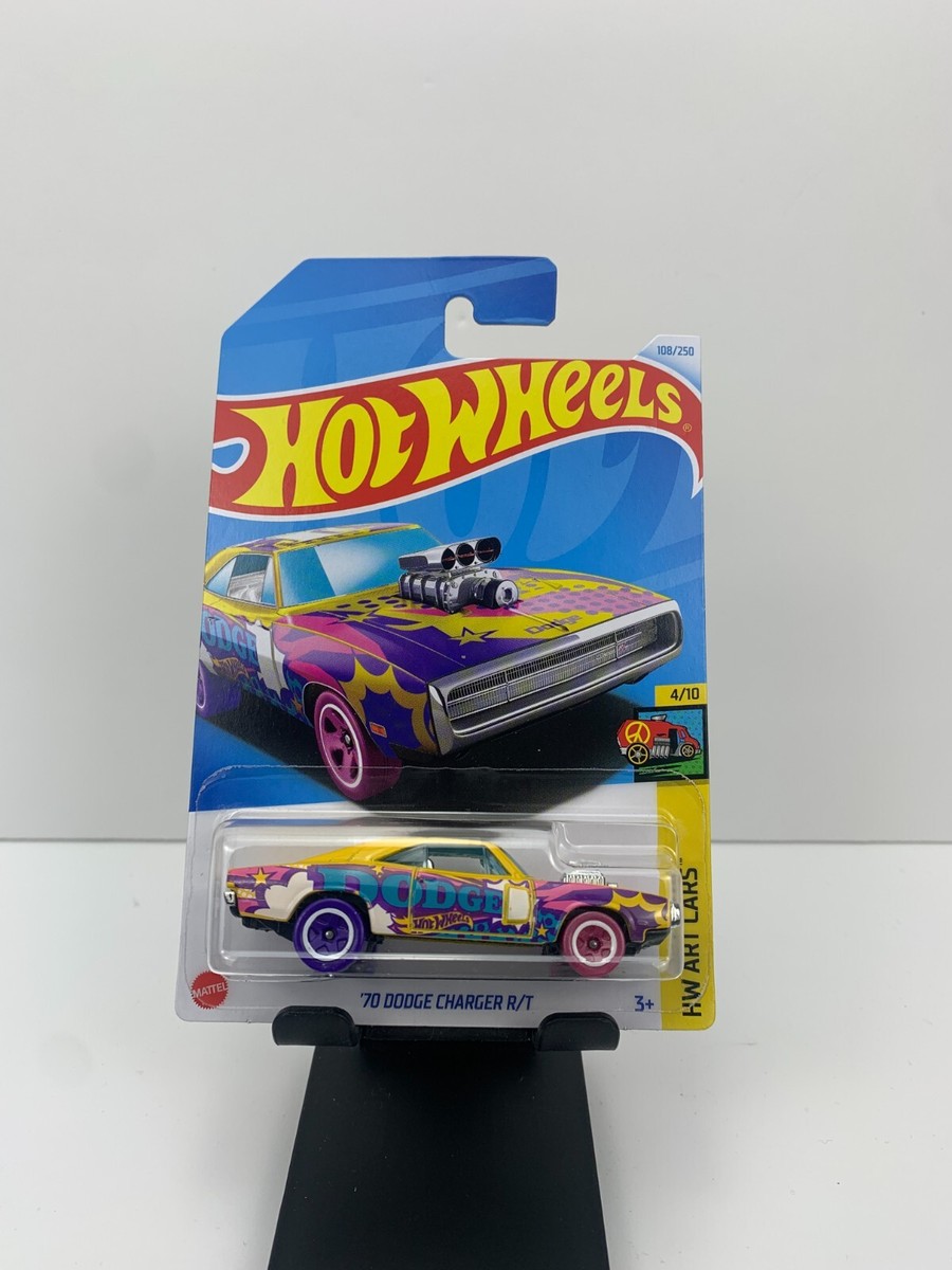 Hot Wheels 2024 Mainline E Case HW Art Cars '70 Dodge Charger R/T