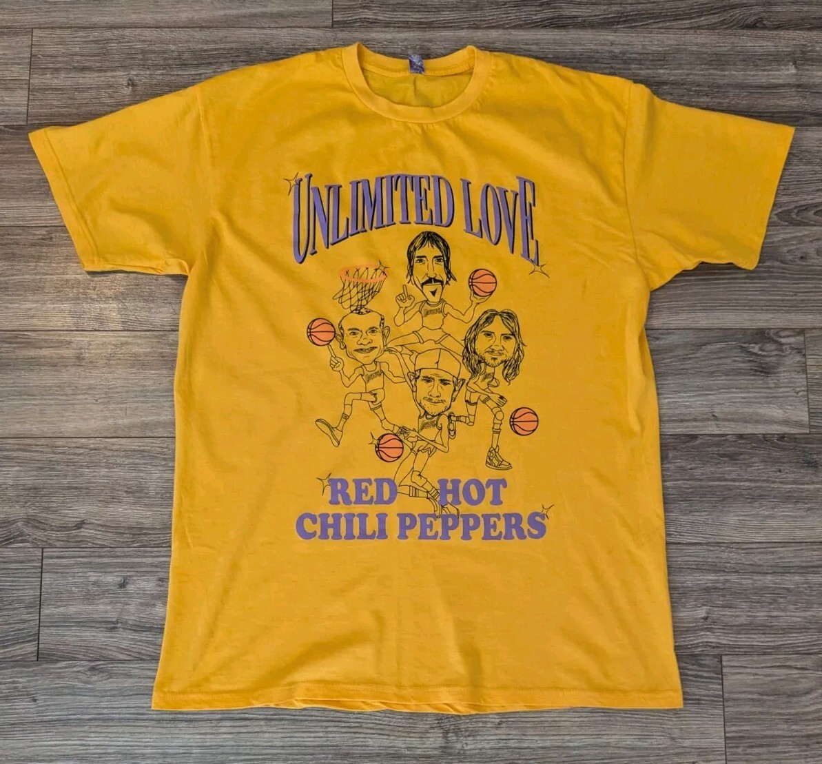 Red Hot Chili Peppers x Los Angeles Lakers Unlimited Love Album T