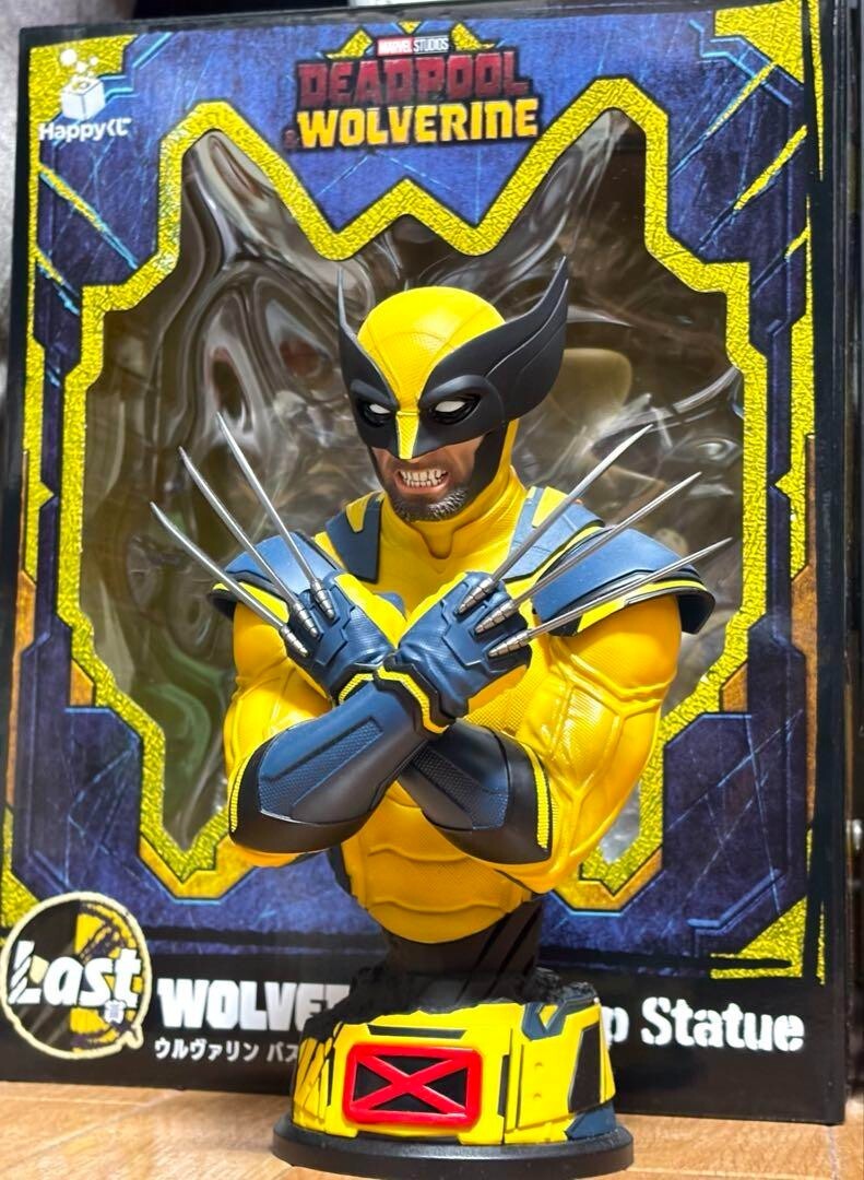Deadpool & Wolverine Happy kuji Last prize Bust-up statue Figure