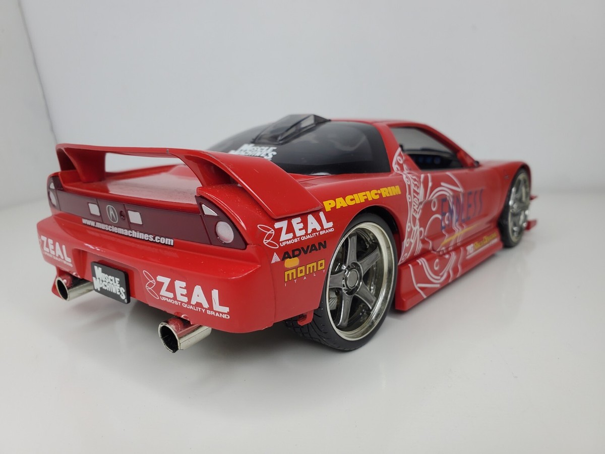 Muscle Machines 1/18 Scale Red Honda Acura Nsx 2003 Endless TG