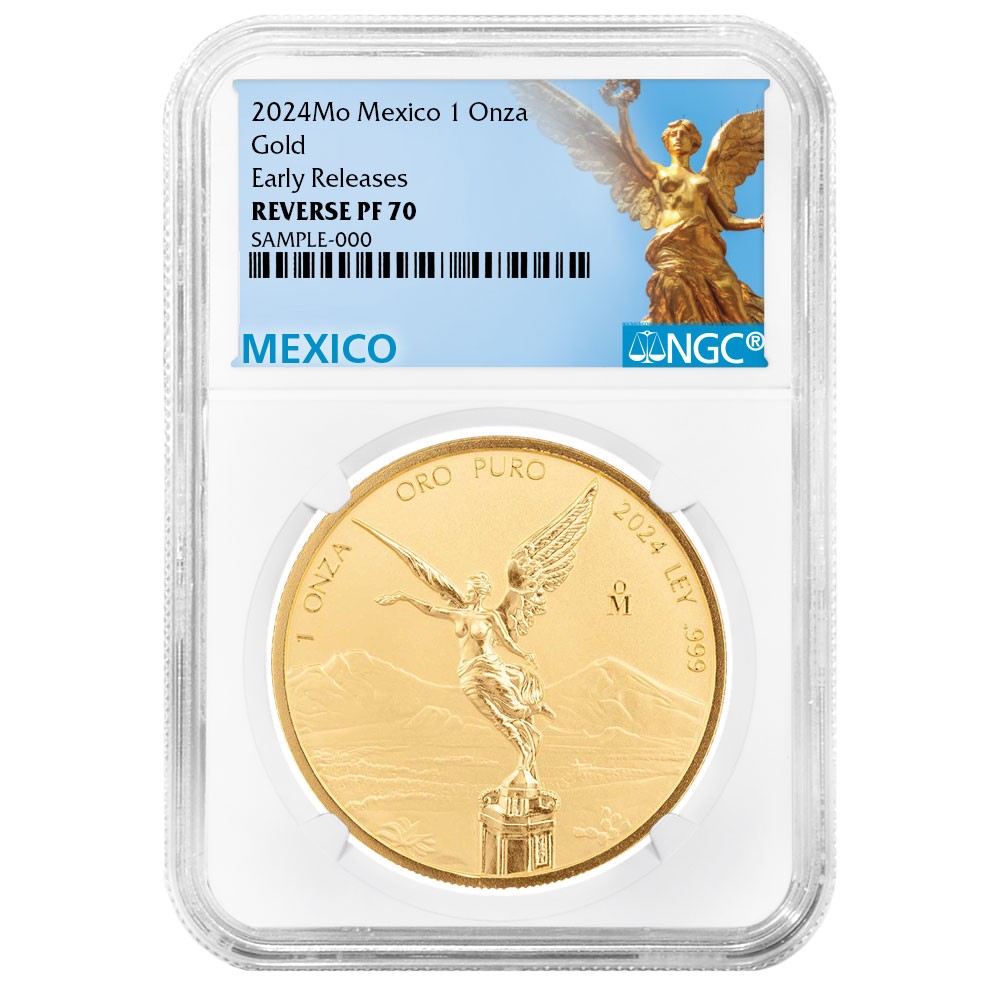 2024 Reverse Proof Gold Mexican Libertad Onza 1 oz NGC PF70 ER