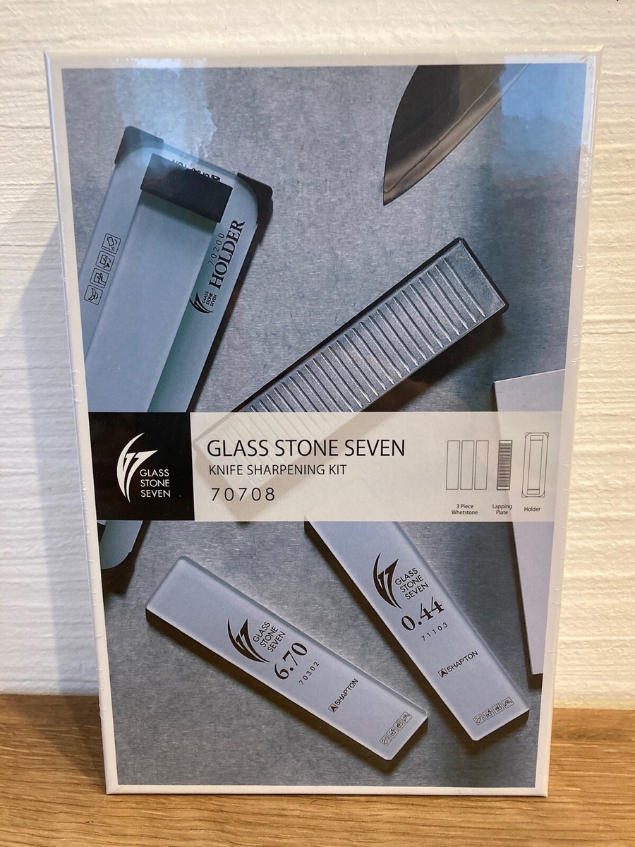 SHAPTON GLASS STONE SEVEN Knife Sharpening kit 70708 25, 6.7, 0.44