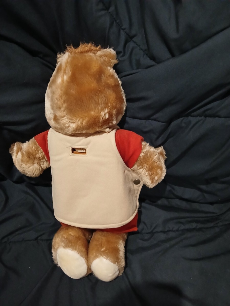 Vintage 1985 WOW Worlds of Wonder Teddy Ruxpin Talking Plush Bear