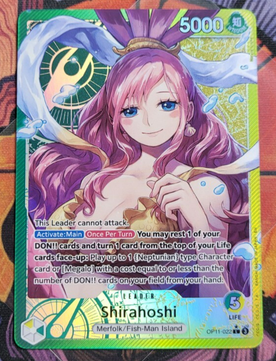 Shirahoshi OP11-022 Leader Alternate Art One Piece Card English A