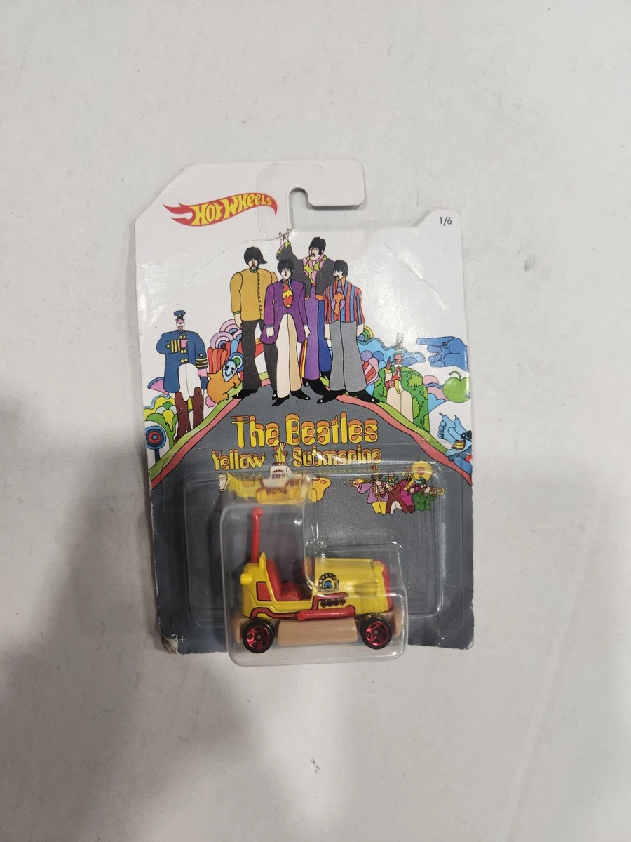Hot Wheels The Beatles Yellow Submarine Contemporary Diecast Cars
