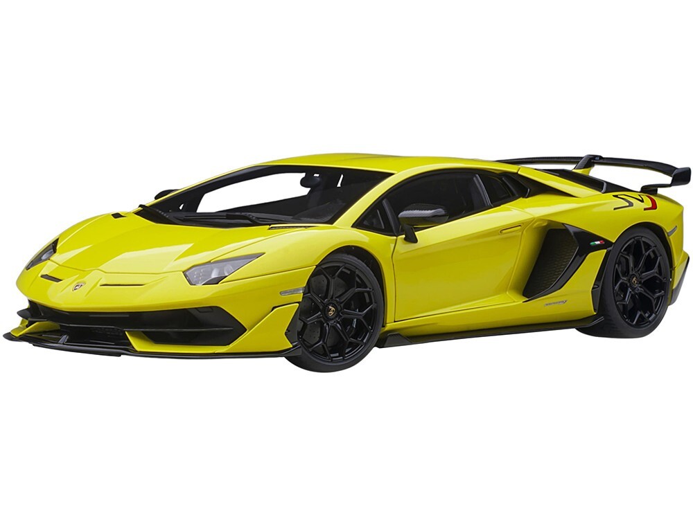 LAMBORGHINI AVENTADOR SVJ GIALLO TENERIFE PEARL YELLOW 1/18 BY
