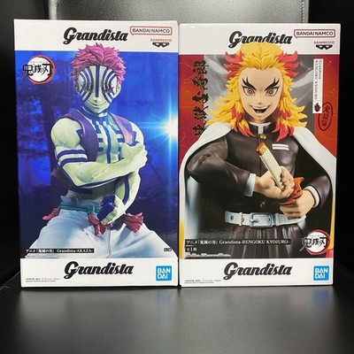 Demon slayer Grandista Figure Kyojuro Rengoku Akaza Set Banpresto