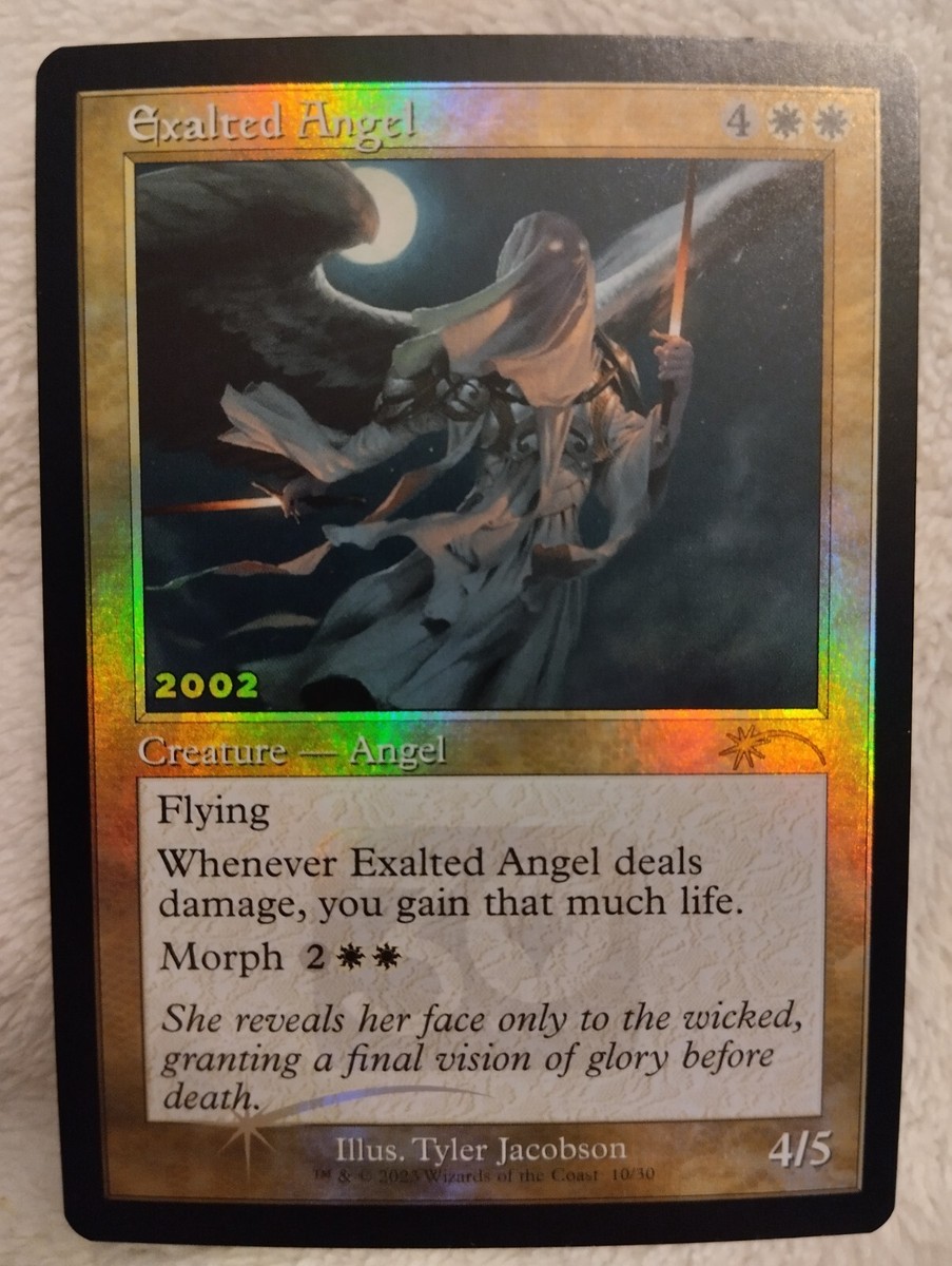 MTG EXALTED ANGEL FOIL ENGLISH EXC 30th Anniversary Celebration