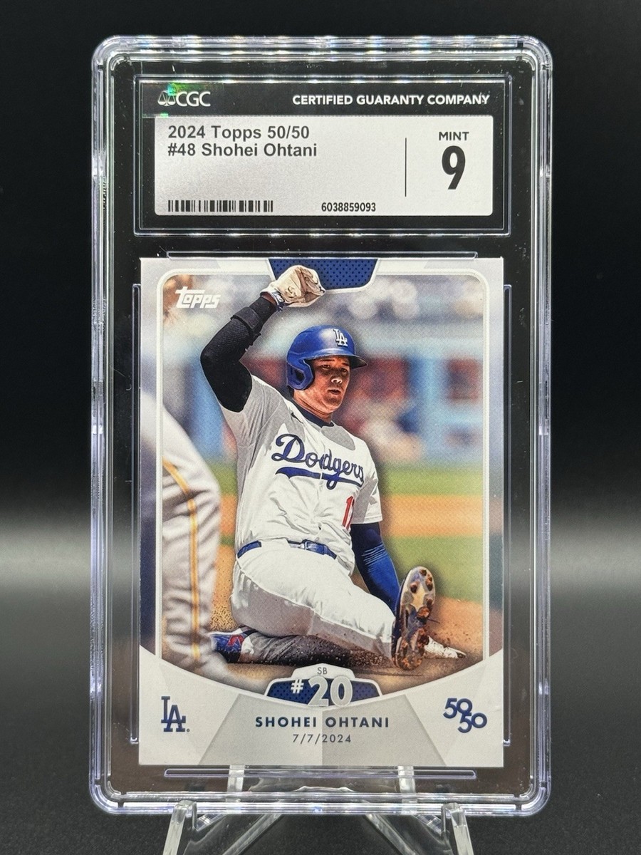 2024 Topps 50/50: Shohei Ohtani - Shohei Ohtani #48 CGC 9 | eBay