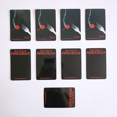 Red Velvet IRENE & SEULGI 2nd Mini Album Tilt Trading Card