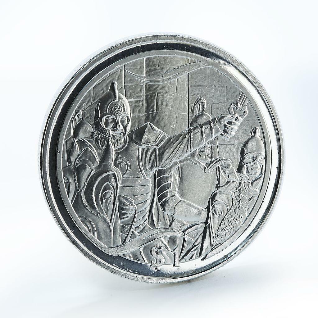 New Zealand 1 dollar Lord of Rings Theoden Rides Motion Picture