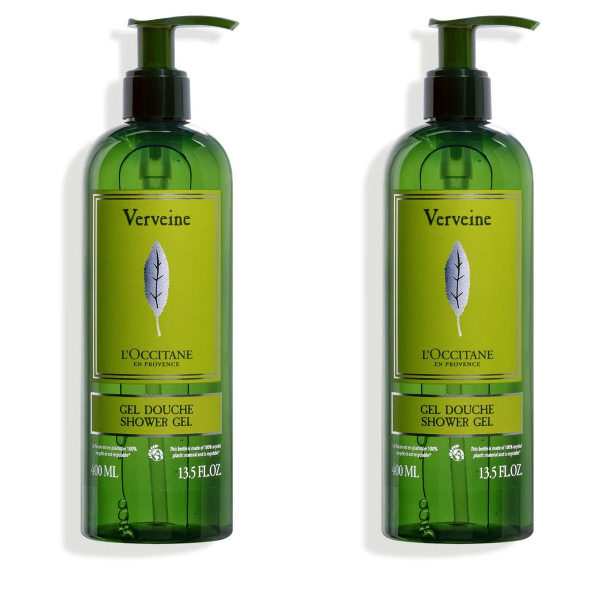 L'Occitane Verbena Shower Gel Jumbo 400ml Set of 2 New | eBay