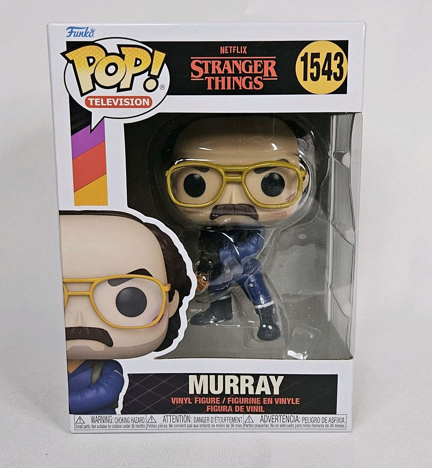 Funko Pop! Vinyl Television Stranger Things - Murray #1543 | eBay
