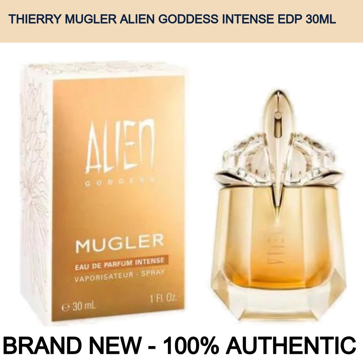 Mugler Alien Goddess Intense Eau de Parfum for Women 1oz Spray