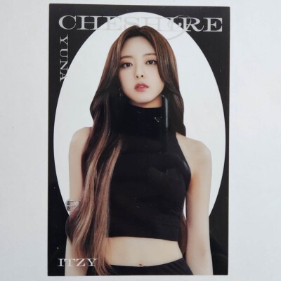 Yuna Official Clear Photocard Itzy Cheshire Genuine kpop | eBay