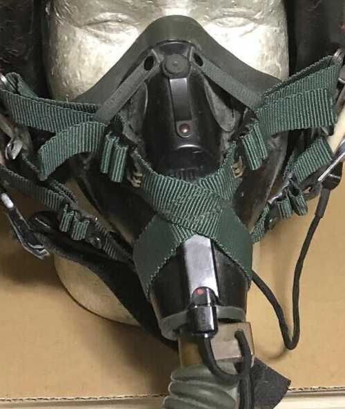 German Air Force GUENEAU TYPE 458 Flight Helmet & MBU-5/P 1990s