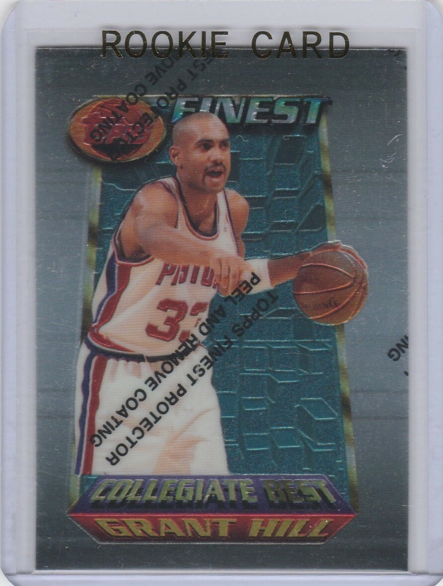 GRANT HILL ROOKIE CARD 1994/95 Topps Finest NBA RC Basketball