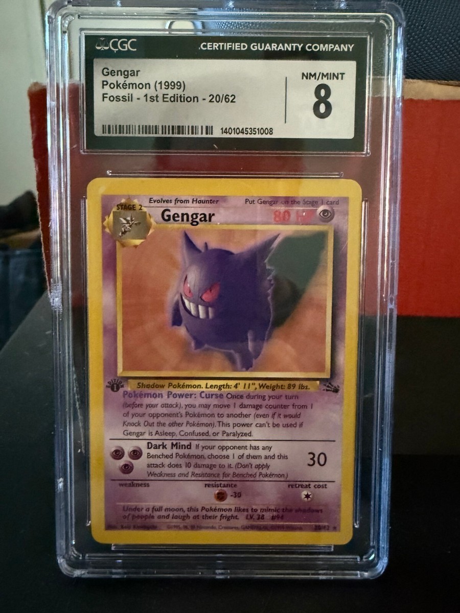 Gengar 20/62 Fossil Regular for sale online | eBay