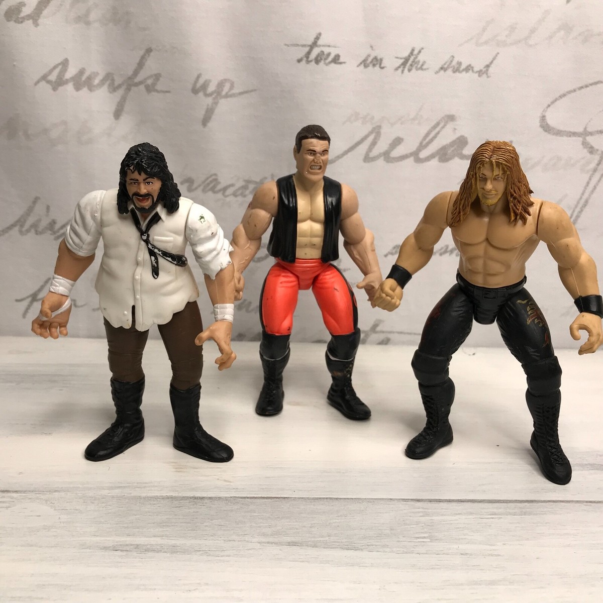 Vintage 1998 Jakks Pacific Titan Sports WWF WWE Wrestling Figures