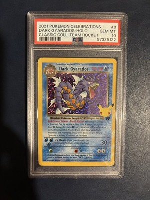 2021 POKEMON CELEBRATIONS CLASSIC COLLECTION #8 DARK GYARADOS-HOLO