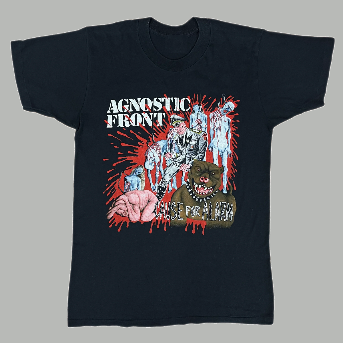 Vintage Agnostic Front Cause For Alarm 1986 Eliminator Tour T