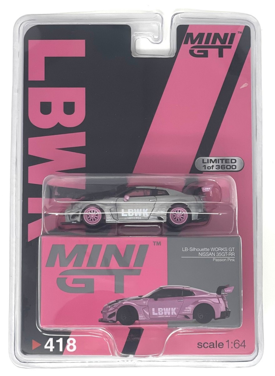 Chase! Mini GT 1:64 GT Nissan 35GT-RR Ver.2 (Pink) LB-Silhouette