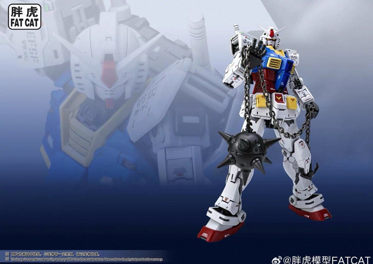Fat Cat 1/100 Upscaled RG RX-78-2 - Model Kit | eBay