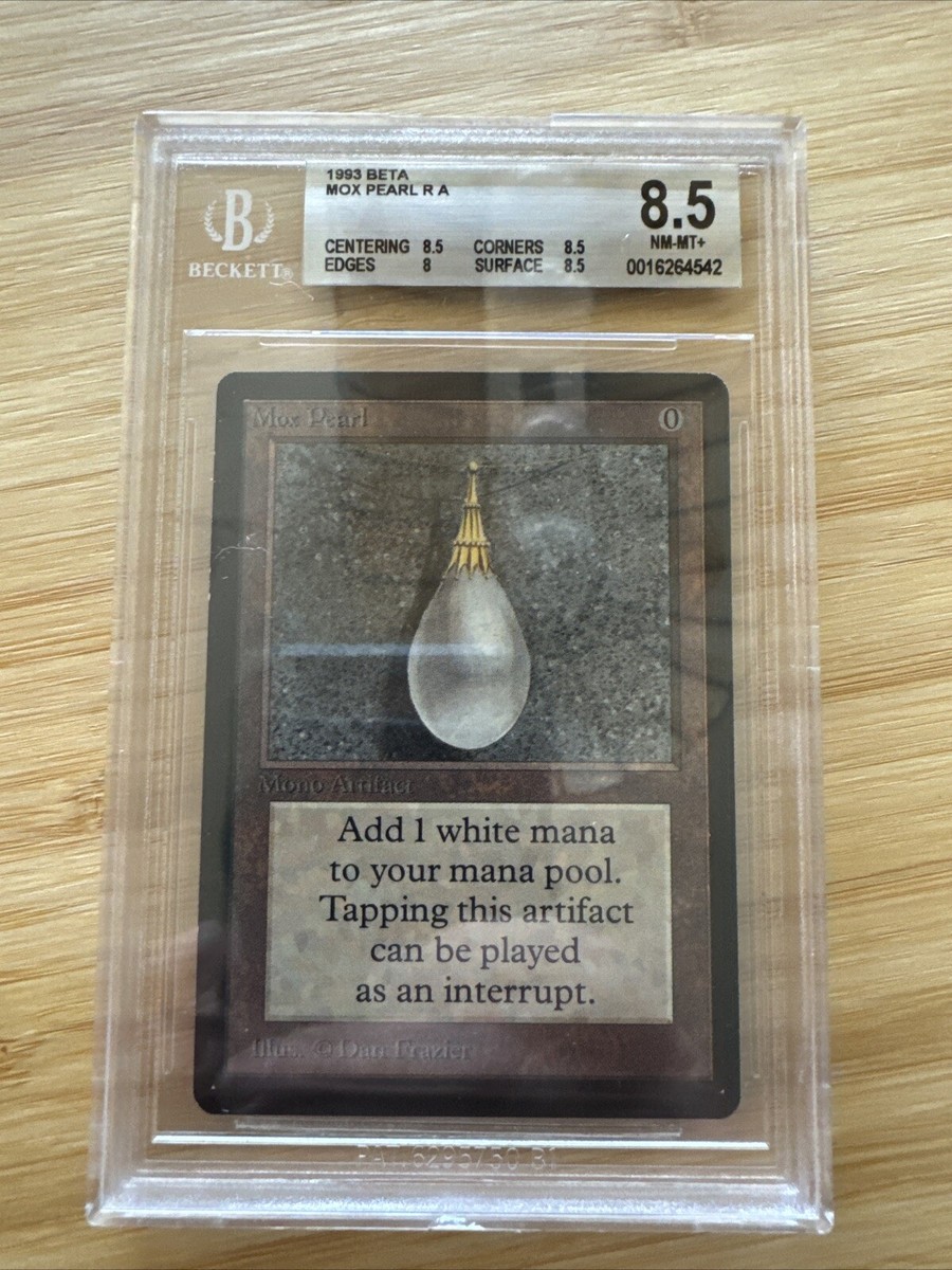 Mox Pearl Beta BGS 8.5/8/8.5/8.5 NEAR MINT - MINT+ Beauty MTG (RG