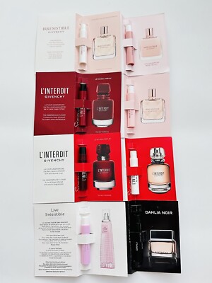 Givenchy L'interdit & Irresistible Perfume Sample Size (8pcs) | eBay