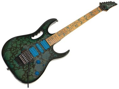 Electric Guitar Ibanez JEM77 BFP Steve Vai Blue Floral Pattern