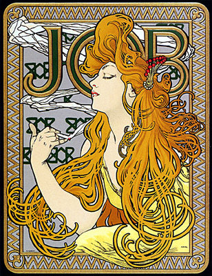 Job 15x22 Art Deco Nouveau Alphonse Mucha Hand Numbered Ltd