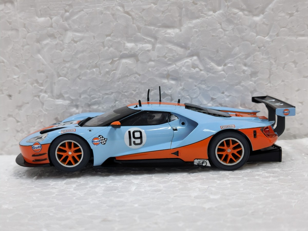 Scalextric Ford GT GTE Gulf Edition 1:32 Slot Race Car for sale