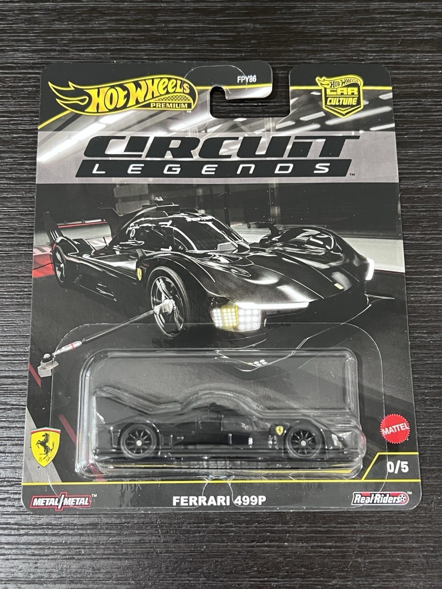 Hot Wheels 2025 Circuit Legends Ferrari 499P Black Chase! 0/5 | eBay