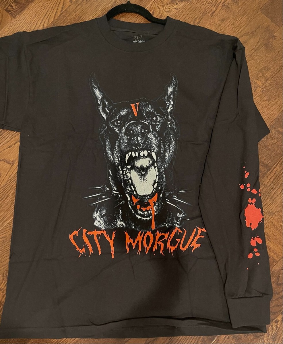 Authentic City Morgue x Vlone Bark Longsleeve Tee Black L, XL, 2XL
