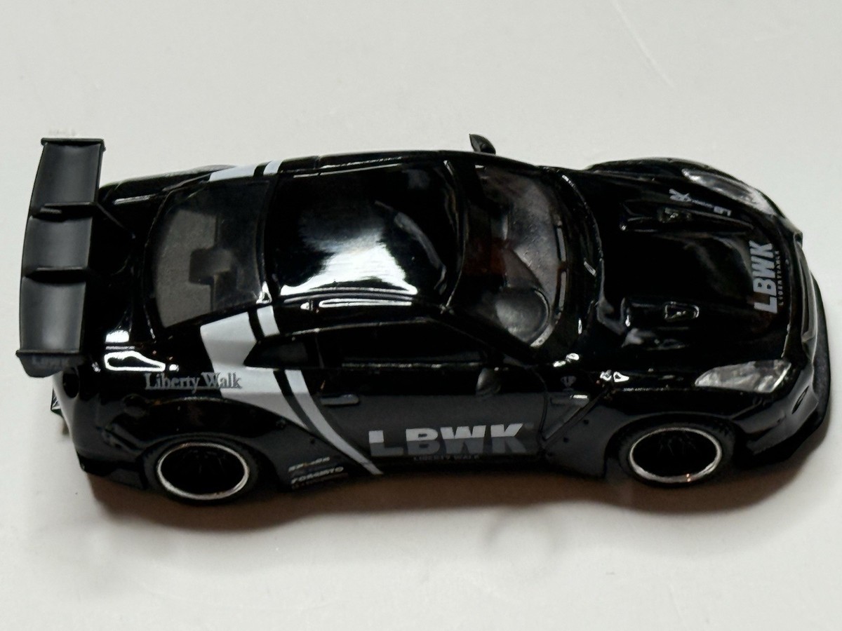 MiniGT 1:64 LB Works Nissan GT-R R35 Black #75 | eBay