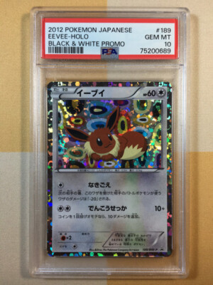 Eevee Pokemon 2012 Holo Black & White Collection Promo Japanese