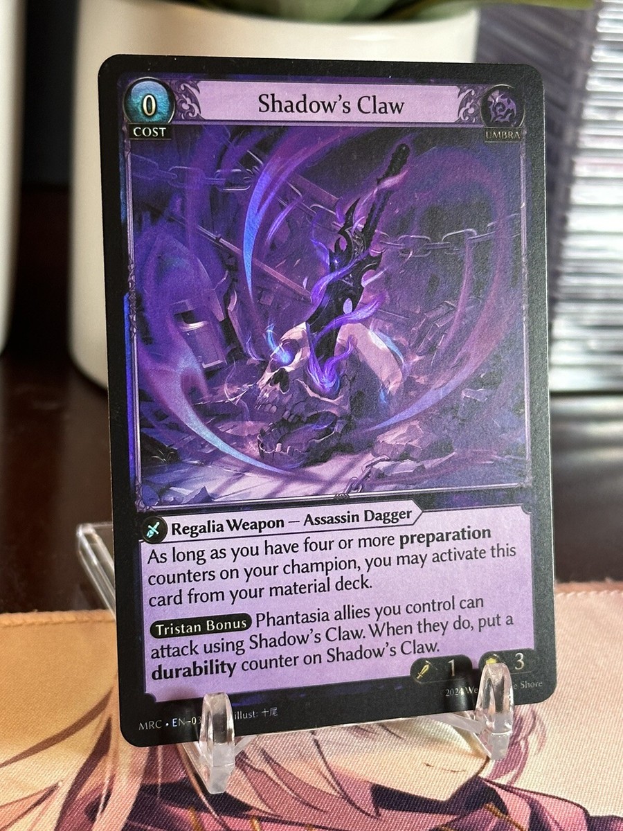 Grand Archive TCG Shadow's Claw EN-034 Ultra Rare Foil NM