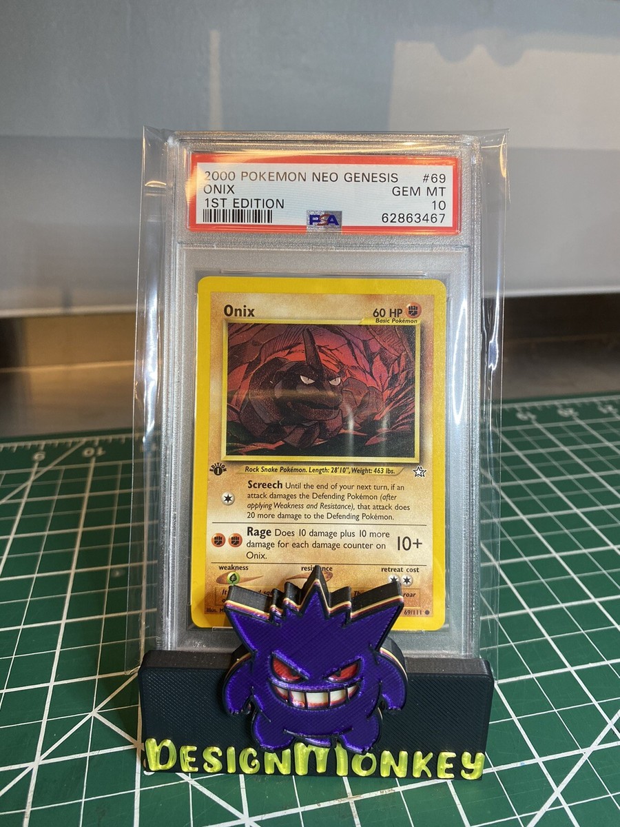 2000 Pokemon Neo Genesis Onix #69 1st Edition PSA 10 | eBay