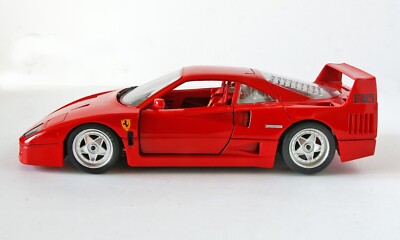 Bburago 1987 Ferrari F40 Hardtop (Red) 1:18 Diecast (Made in Italy