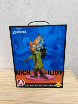 Happy Kuji Zootopia 2025 Disney Prize A Nick and Judy 20cm Figure