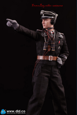 DID 1/6 Scale WWII German Panzer Officer Michael Wittmann P38