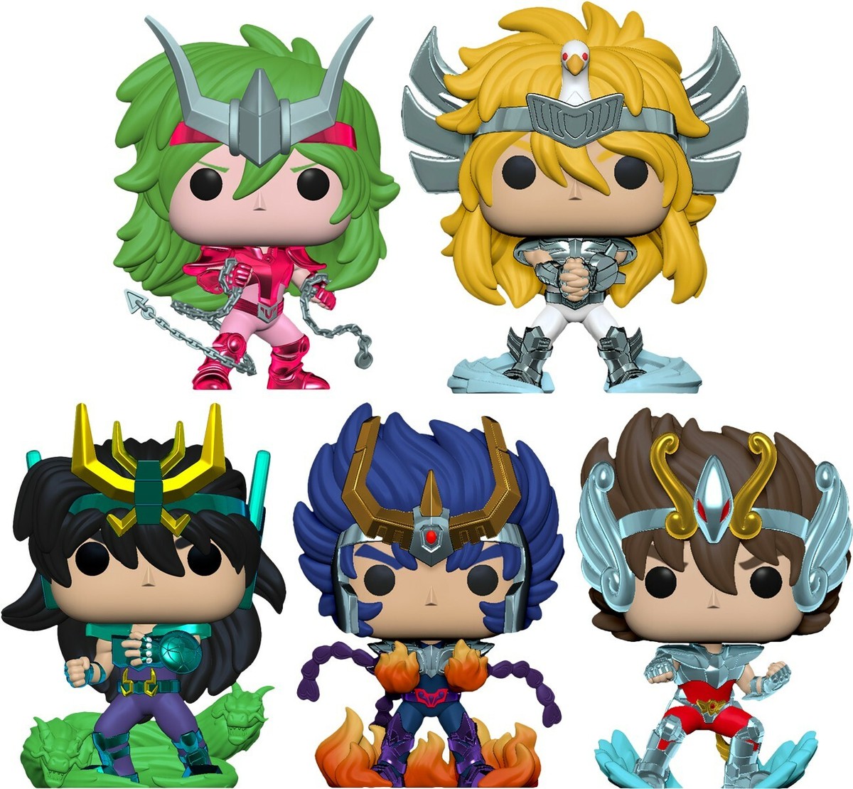 FUNKO POP! ANIME: SAINT SEIYA - CYGNUS, DRAGON SHIRYU, PHOENIX