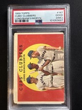 Dale Long / Ernie Banks / Walt Moryn #147 Prices | 1959 Topps
