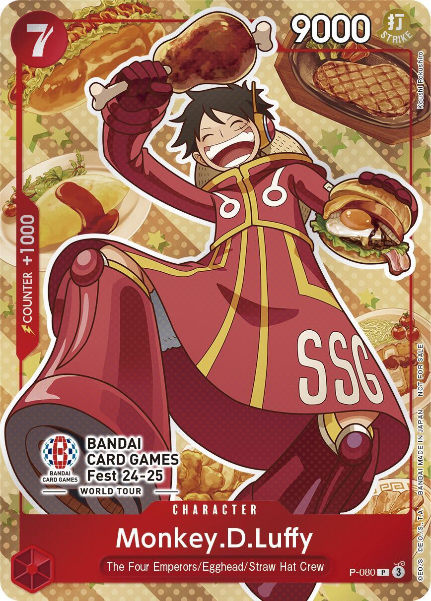Monkey.D.Luffy (Bandai Card Games Fest 24-25) P-080 One Piece